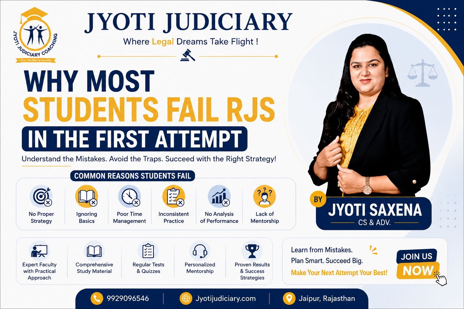 Why most students fail rjs in the first attempt