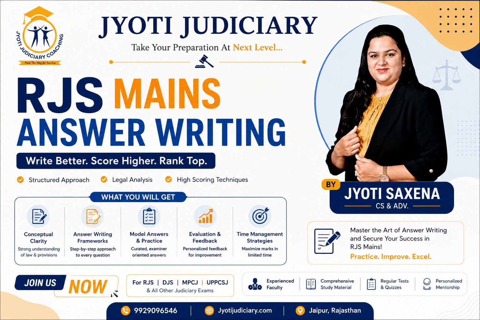 rjs mains answer writing